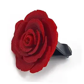 Fr1-r1 3d Oaz Air Freshener Blooming Rose For Car Or Indoor Realistic Stylish Detailed