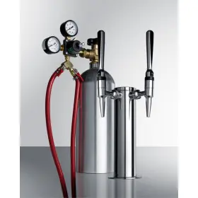Accessory 761101055176 Dual Tap System With Nitrogen Tank To Serve Nitro-infused Coffee From Most Be