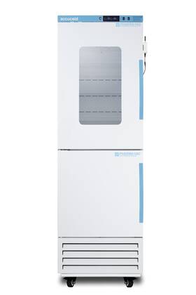 Accucold Arfg15pvdlpwlhd 24 Inch Wide Performance Series All-refrigerator/all-freezer Combination