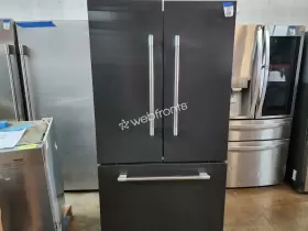 Mmcfdr23mbl Aga Mercury 36 Inch Matte Black Counter Depth Refrigerator #109891