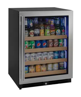 Vsbc24-ssrn Allavino 24 Inch Wide Reserva Series Stainless Steel Right Hinge Beverage Center