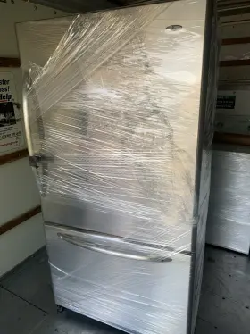 Arb8057csr Amana 19.8 Cu. Ft. Easyreach Bottom Freezer Refrigerator #arb8057csr 70x36x28