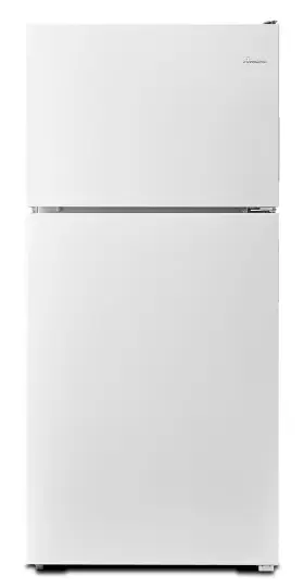 Art308ffdw Amana Art308ffd 30 Inch W 18.2 Cu. Ft. Top Mount Refrigerator - White