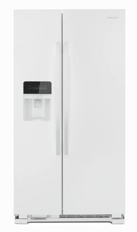 Amana Asi2175grw 33 Inch Freestanding 21.41 Cu. Ft. Side By Refrigerator -