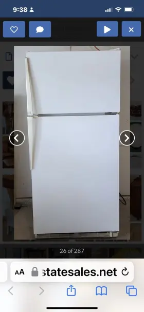 Th18tw Amana Amanda Refrigerator Local P/u Only
