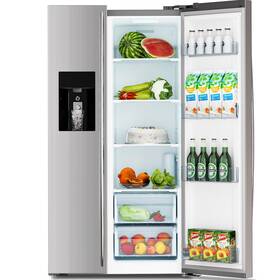 Antarctic Star F4506s-2025 Refrigerator 20 Cu.ft French Door Freezer Ice Maker Water Dispenser F4506-as-vc