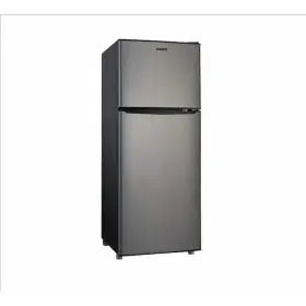 Aoibox 701063252015 19.13 Inch 4.6 Cu. Ft. Retro Mini Refrigerator Stainless Steel Top Door Freezer