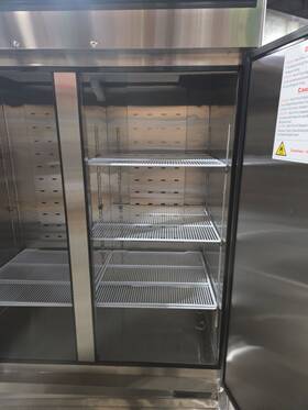 Atosa Mbf8507gr Refrigerator - Reach-in Two-section 54-2/5 Inch W X 31-7/10 D 83-1/10 H