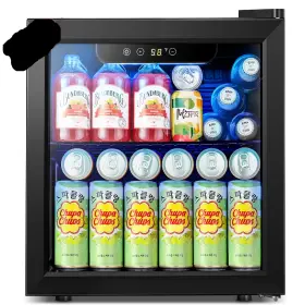 Jc-36 Auseo 1.3 Cu.ft Beverage Refrigerator Cooler - 12 Bottle And 48 Can Mini