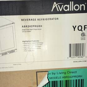 Avallon Abr242prgrh Beverage Refrigerator 24 Inch Panel Ready Digital Controls