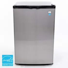 Avanti 079841204533 4.5 Cu. Ft. Mini Fridge With Freezer In Stainless Steel