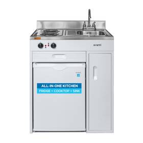 Avanti B018ezo8fk Ck3016 30 Inch Compact Kitchen Refrigerator Sink Burners Storage