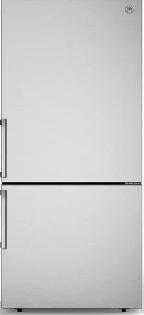 Ref31bmfxl Bertazzoni Ref31bmfx 31 Inch Counter Depth Bottom Freezer Refrigerator