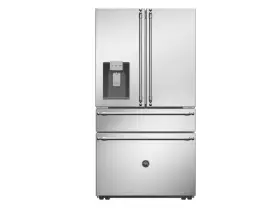 Ref36fdfzxnt Bertazzoni 36 Inch Counter Depth French Door Refrigerator
