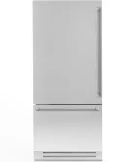 Ref36pixl Bertazzoni 36 Inch Stainless Steel Built-in Bottom Freezer Refrigerator -