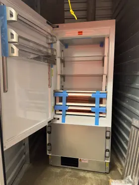 Ref36prr Bertazzoni Heritage Series 36 Inch Built-in Bottom Mount Refrigerator With Ice