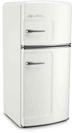 Big Chill Bc14tfrlx1 28 Inch Classic White Retro Refrigerator Without Ice Nib #157681