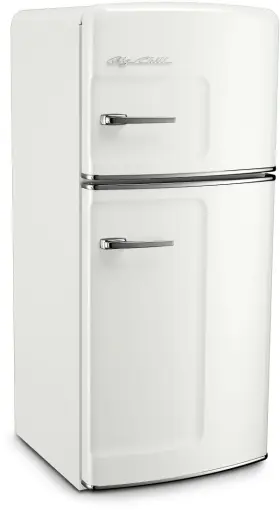 Bc14tfrlx1 Big Chill 28 Inch Classic White Retro Refrigerator Without Ice Nib #157681