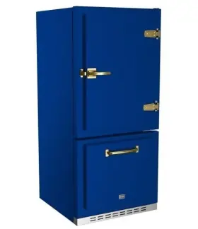 Bc19bfclbbi2sb Big Chill 30 Inch Signal Blue Classic Fridge With Icemaker Nib #159857