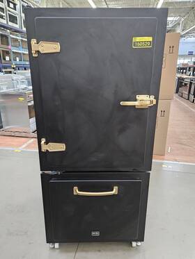 Big Chill Bc19bfcrbbi2mb 30 Inch Matte Black 18.7 Cu. Ft. Classic Fridge Nob #160529