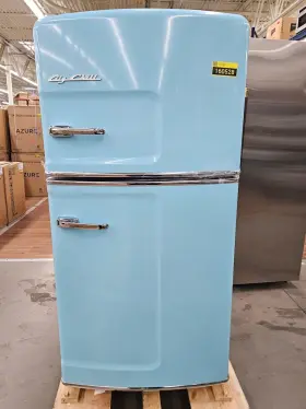 Bc21tfrli1bb Big Chill 33 Inch Beach Blue 20.5 Cu.ft. Retro Refrigerator Nob #160528
