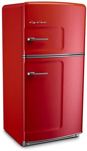 Big Chill Bc21tfrli1cr 33 Inch Cherry Red Retro Refrigerator Nib #159848