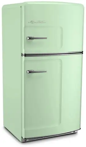Bc21tfrli1jg Big Chill 33 Inch Jadeite Green Retro Refrigerator Nib #159854