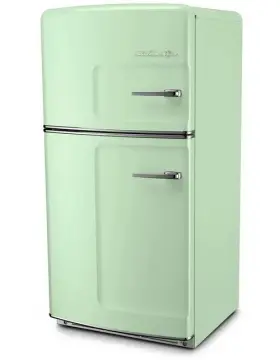 Bc21tfrrx1jg Big Chill 33 Inch Jadeite Green Retro Refrigerator Without Ice Nib #159855