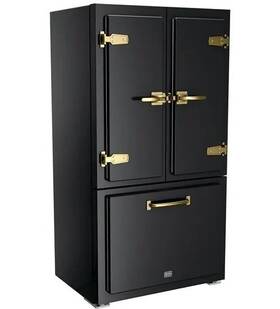 Big Chill Bc22bfmbbb 36 Inch Matte Black Cd French Door Refrigerator Nib #159870