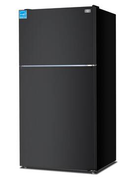 Black Decker Br2400ls 24 Cu. Ft. Top Mount Refrigerator With Freezer Adjustable Br2400jb