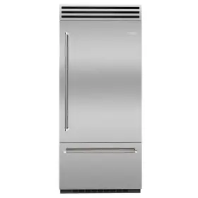 Bbb36r3 Bluestar Pro 36 Inch Stainless Steel Built-in Bottom Freezer Refrigerator -