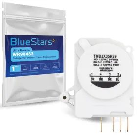 Wr9x483 Bluestars Ultra Durable Refrigerator Defrost Timer Replacement White