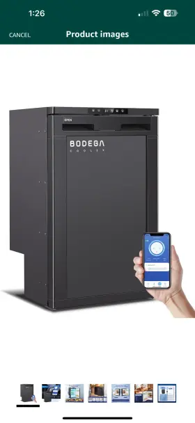 B0dfy7gdcz Bodega Cooler Refrigerador Y Congelador De 12 Voltios Enfriador Compresor Viaje