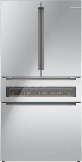 B36cl81eng Bosch 36 Inch 20.5 Cu. Ft 4 French Door Smart 800 Series Refrigerator
