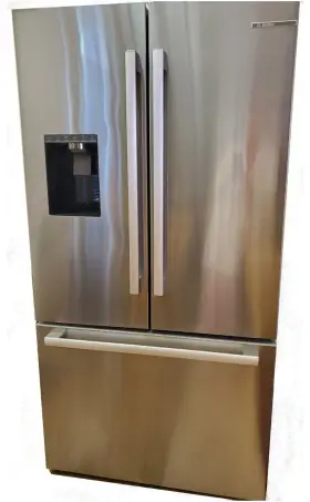 B36fd50sns Bosch 500 Series 26 Cu. Ft French Door Refrigerator -