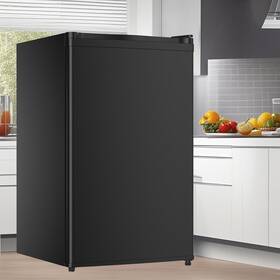 Brisunshine 121fro4bf4q 4.3 Cu.ft Compact Mini Fridge With Freezer Adjustable Temp Removable Shelves