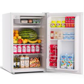 Brisunshine Dfe28jghfbb 4.5 Cu.ft Mini Fridge With Freezer 7-temp Control Ultra-quiet 38db