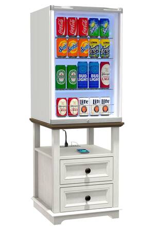 Brisunshine Nt07 18in X18in Fridge Stand With Storage Refrigerator