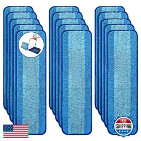 Byofi B0dbh92r9l 15-pack Microfiber Mop Pads For Bona Mops - Washable Reusable Hardwood Refills