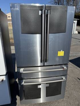 Caf Cge29dp2tcs1 29 Cu Ft 4-door French Door Fridge Ice Maker Ss