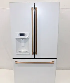 Cye22tp4mw2 Cafe - 22.2 Cu. Ft. French Door Counter-depth Smart Refrigerator With Hot Water