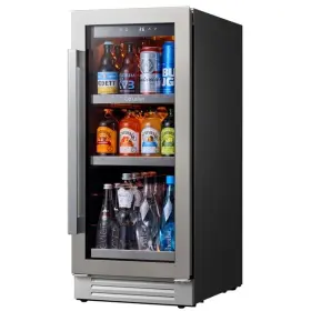 Clf-bs15-hd Calefort Caftlefort 14.8 Inch 100-can Beverage Refrigerator Built-in/freestanding Glass Door