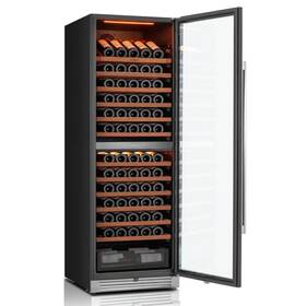 Calefort Clf-wd428r Caftlefort 24 Inch Wine Fridge Cellar Built-in 2 Zone Refrigerator 155 Bottle 40-65 F