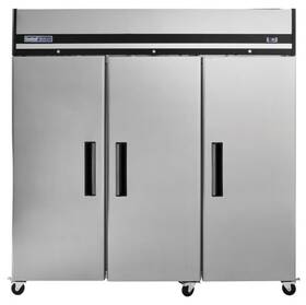 Central Exclusive 69k-163 Premium Reach-in Refrigerator - 3 Doors All Stainless