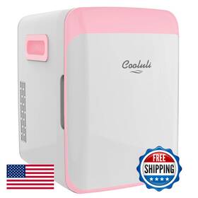 Cooluli B07y8tlw8k 10l Mini Fridge For Bedroom - Car Office Desk College Dorm Room 12v