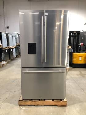 Cosmo Ob-ua10-sswg322rdf 36 Inch 3 Door French Refrigerator Stainless Open Box Cosmetic Impections