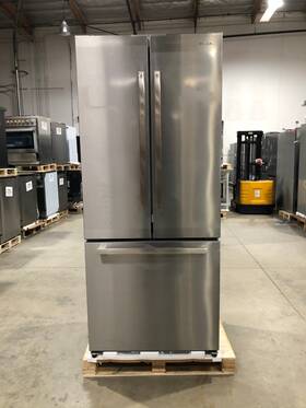 Cosmo Ob-ua2-shg381vffr 30 Inch 3 Door French Refrigerator Stainless Open Box Cosmetic Impections