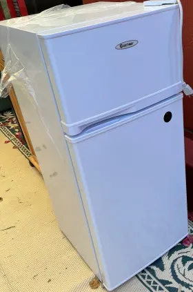 Ep22756wh Costway Compact Small Refrigerator With Good Freezer Compartment And Lots Of Shelves