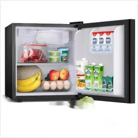 Cowsar 774049529708 18.31 Inch 1.6 Cu. Ft. Black Freezer Refrigerator Reversible Door Mini Fridge