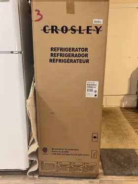 Crm101ab Crosley New Refrigerator Freezer In The Color Black Stainless Steel